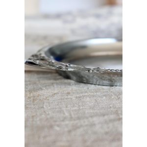 Factory Wholesale Silver Stainless Steel Oval Shape Multipurpose Serving Tray Dish Plate Food Fruit Platter for Restaurant Home - Product Image 1
