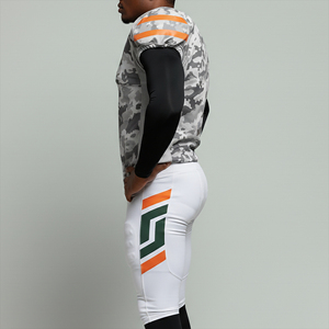 Conjuntos de Uniformes de Fútbol Americano Profesionales Hechos a Medida, 100% Poliéster, Diseño de Camuflaje Personalizado, Manga Corta, Transpirables - Product Image 6