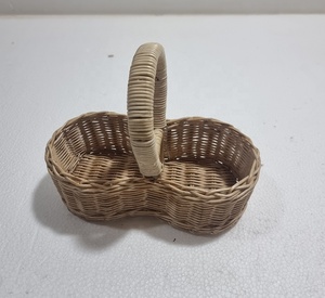 Best-seller Bon choix Caddy en osier fabriqué à la main Porte-bouteille ou verre Caddy panier pour pique-nique ou fête en plein air - Product Image 4