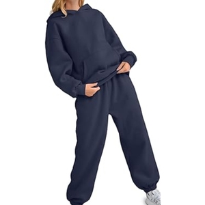Women's Zipper Tracksuit Jacket <b>Joggers</b> Casual Athletic Two Piece <b>Matching</b> Sportswear <b>Set</b> - Product Image 4