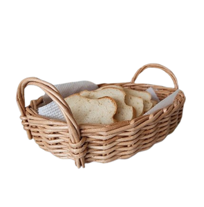 Rattan Woven <b>Bread</b> <b>Baskets</b> Single Piece Rattan <b>Bread</b> <b>Basket</b> Stylish Wicker Fruit <b>Baskets</b> Crafted From Indian Supplier - Product Image 6