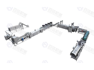 Ligne de production électrique automatique de chips de pommes de terre Machines clés comprenant un mélangeur de friteuse pour frire des légumes, des fruits et des céréales, des bonbons, nouveau - Product Image 2