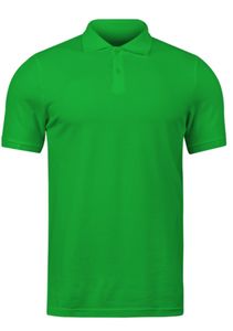 Men's Red Short Sleeve Pique <b>Polo</b> Shirt Solid Color Casual Knitted Plain Dyed Regular Fit - Product Image 4