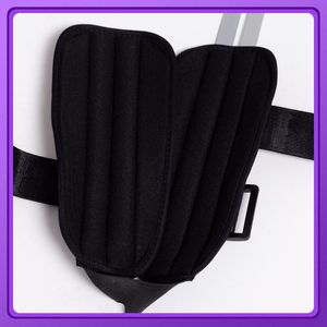 Estabilizador de tobillo negro con forro suave, ajustable para envolver la articulación del tobillo, para rehabilitación de fracturas, 1 ud. - Product Image 5