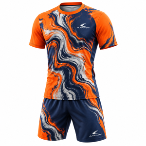 Uniforme de Fútbol Personalizado al por Mayor, 100% Poliéster Jersey, Diseño Moderno, Secado Rápido, para Adultos - Product Image 4