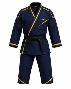 Ensemble de karaté en coton durable, coupe traditionnelle, ceinture sécurisée, léger, respirant, série personnalisable pour clubs - Product Image 2