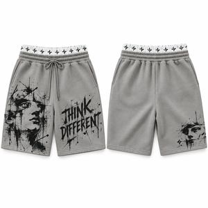 Pantalones Cortos con Estampado de Esculturas y Estatuas Clásicas, con Cordón Ajustable, Estilo Urbano, Diseños Personalizados, Suministro al por Mayor, Producción OEM, Servicio ODM - Product Image 5