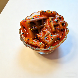 Vela de Postre Artesanal con Forma de Helado de Mango y Arroz Glutinoso, con Cera Aromática Incorporada, Marca Privada - Product Image 5