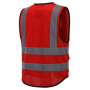 Chaleco de Seguridad Reflectante de Alta Visibilidad, Ropa de Seguridad, Chaleco de Alta Visibilidad, Ropa de Trabajo Industrial, para Obras de Construcción - Product Image 2