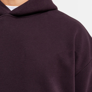 Hoodie Pullover Unisex Custom Heavyweight Oversized Solid Winter OEM Woven Blank Embroidered Polyester/Cotton <b>Windproof</b> - Product Image 5