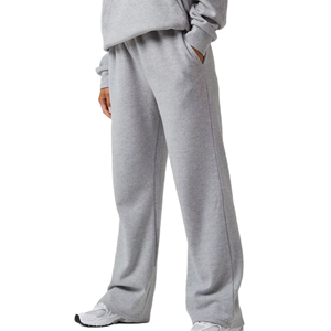 Ensemble de survêtement décontracté pour femme avec logo personnalisé, respirant, séchage rapide, écologique, léger, en polaire, sweat-shirt à capuche et pantalon de jogging - Product Image 3