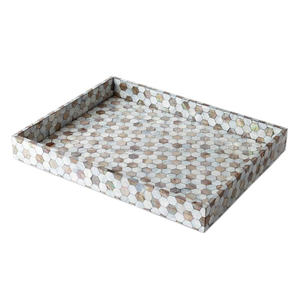 Thanhcongcraft 100% plateau en laque de bambou naturel taille personnalisée forme ronde de qualité pour la décoration de cuisine usage domestique du Vietnam - Product Image 1