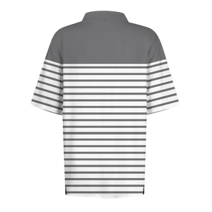 Direct Factory Made Summer Friendly Women's Striped Polo Shirts Custom Design Color Size Turn Down Collar Stylish Polo Shirts - Product Image 6