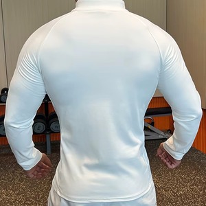 Fabricant de T-shirts de Compression Personnalisés à Manches Longues – Vêtements de Sport et Fitness en Tissu Extensible Quadridirectionnel Respirant – Marque Privée - Product Image 3