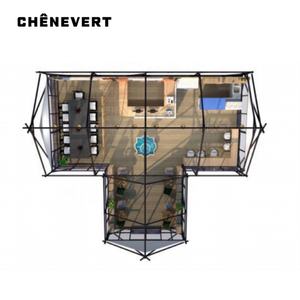 CHENEVERT Tente de bar en verre Grand hôtel de plein air Tente chez l'habitant Camping de vacances Auvent de luxe sauvage Surface de tente de vacances en bois - Product Image 4