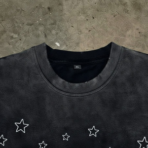 เสื้อยืดคอตตอนทรงบ็อกซี่โอเวอร์ไซส์ สไตล์สตรีทแวร์ พิมพ์ลายกราฟิกวินเทจ Y2K แบบทำสีเอซิดวอช - Product Image 3