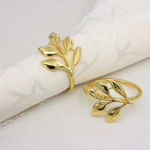 Classic Design Metal <b>Napkin</b> Ring Set Stylish Serviette Holder for Restaurant <b>Wedding</b> Reception Banquet Dinner and Home - Product Image 6