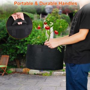 Lot de 3 sacs de culture respirants en tissu pour pommes de terre et légumes, pour la plantation en jardin - Product Image 5