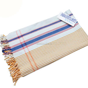 Serviettes de plage Kikoy de haute qualité Nouvelle collection de serviettes de golf unis Fabricants de modèles différents Inde Kenyan Sarong Kenyan Kikoy - Product Image 2