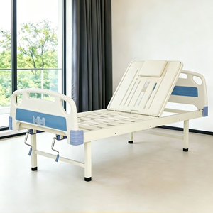 Lit d'hôpital manuel haute capacité 150 kg, 2 fonctions, 2 manivelles, lit médical pour patient - Product Image 2