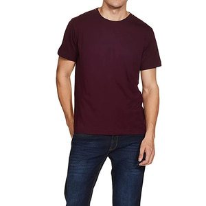 Camiseta de algodón con cuello redondo y estampado personalizado, estilo urbano, de punto, lavada, de moda, superventas - Product Image 3