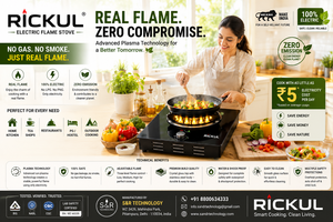 Plasma Electric Cooking <b>Stove</b> Glass Surface 3000W Safe Flame Technology Single Burner Portable Household Free Standing - Product Image 6