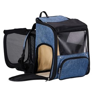 Zaini Espandibili per Animali Domestici, Trasportino per Cani e Gatti con Rete Traspirante ed Estensione Posteriore per Cani e Gatti di Piccola Taglia - Product Image 3