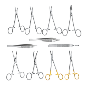 Kit d'instruments chirurgicaux d'urologie en acier inoxydable de 11 pièces pour vasectomie manuelle et méthotomie, pour interventions chirurgicales ORL - Product Image 4