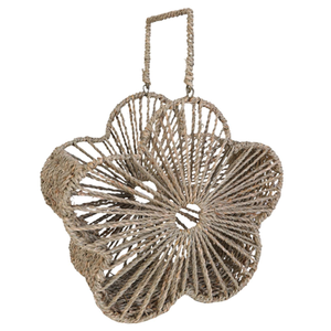 Super Lovely Gift <b>Hamper</b> Baskets Water Hyacinth Basket Single Non-Folding Multifunction for <b>Picnic</b> Decoration Easter OEM Vietnam - Product Image 1