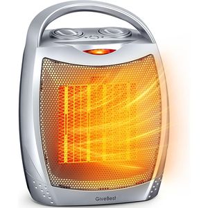 Stufa Elettrica Portatile per Ufficio 1500W/750W con Termostato, Ventilatore Ceramico Silenzioso e Sicuro, Riscaldamento fino a 200 Piedi Quadrati - Product Image 1