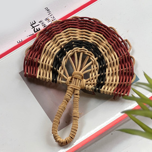 <b>Decorative</b> rattan wall fan best pick hanging ornaments eco-friendly hand fans <b>summer</b> accessory - Product Image 4