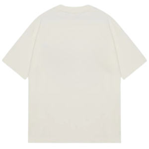 Camiseta de Algodón Oversize para Hombre con Logo Minimalista en el Pecho, Estilo Urbano, Manga Corta, Casual, a la Moda, Proveedor OEM - Product Image 2