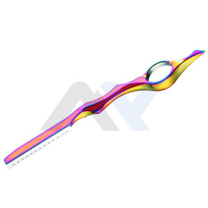 Navaja de Peluquería para Adelgazar y Texturizar el Cabello, Color Rosa, Elegante, para Mujer, Herramienta Profesional de Salón - Product Image 3