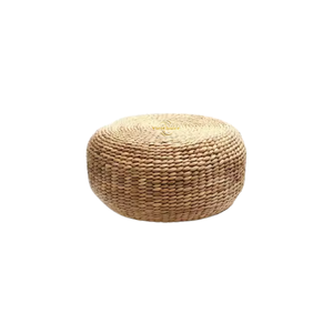 Natural Water Hyacinth Cushion Pad Handmade Eco Friendly Woven Seat Cushion for Home Decor and Wholesale Supply - Product Image 4