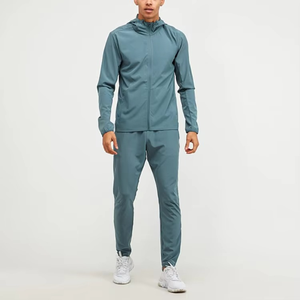 Ensemble de survêtement pour homme sur mesure, coupe-vent en polyester et nylon, deux pièces, avec fermeture éclair - Product Image 5