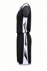 Conjunto de Uniforme de Baloncesto Personalizado para Hombre, Jersey y Pantalones Cortos Transpirables de Secado Rápido, Ropa Deportiva de Equipo para Entrenamiento, Juegos y Prácticas - Product Image 3