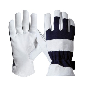 Gants de travail en cuir de vachette grainé de haute qualité, nouveau design, protection industrielle robuste pour la construction - Product Image 1