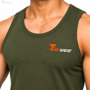 Débardeur de sport pour homme en coton 100% de haute qualité, séchage rapide, écologique, style décontracté pour l'été, fitness, gym, vente en gros, coupe musculaire - Product Image 5