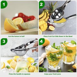 Best Selling Household Manual Lemon Squeezer Citrus <b>Orange</b> Juicer <b>Press</b> Extruder Made Zinc Alloy Metal Non-Stick Easy Clean - Product Image 3