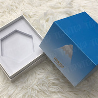 Boîtes recyclables personnalisées faites à la main en papier de carton de luxe dur simple boîtes cadeau montre bougie parfum logo emballage pour parfums