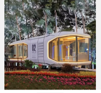 Huiruixinyu Apple Brand Villa mobile hôtelière de type cabine en acier respirante, maison conteneur démontable 20ft/40ft, garantie 5 ans