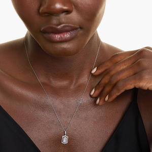 Collar de tenis de moissanita de alta calidad, cadena delgada de plata de ley con piedras de aspecto diamante, joyería de plata maciza 925 para mujer, ideal para fiestas. - Product Image 3