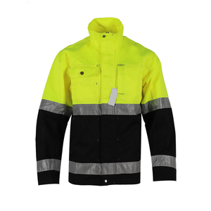 Chaqueta de Seguridad Impermeable de Alta Visibilidad Reflectante ANSI Clase 2, Ropa de Trabajo de Invierno con Logotipo Personalizado para Trabajadores de la Construcción y Carreteras - Product Image 1