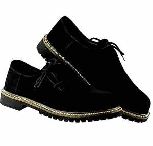 Chaussures de luxe en cuir véritable pour hommes, à lacets, bout fermé, de créateur, confortables pour l'extérieur, collection automne, style professionnel - Product Image 1