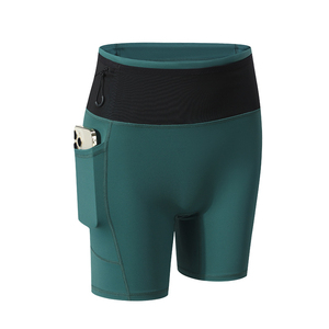 Shorts Deportivos de Lona para Mujer, Cintura Alta, Secado Rápido, Transpirables, Ecológicos, con Bolsillos Funcionales, para Correr, Senderismo y Entrenamiento al Aire Libre - Product Image 2
