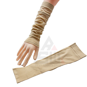 Rifat Sport Wear Unisex <b>Compression</b> <b>Arm</b> <b>Sleeves</b> Pair Plus Size Breathable Lightweight Quick Dry 100% Polyester Front Adult - Product Image 3