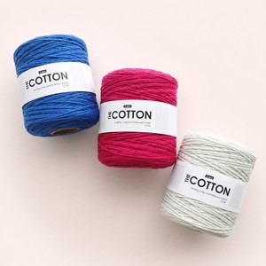 ไหมพรมยางถักไหมพรมคอตตอนคอมมา ไหมพรมโครเชต์สำหรับถักมือ น้ำหนัก 200 กรัม ไหมพรมคอตตอนเพิร์ลแบบกรวย - Product Image 5