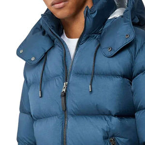 Veste matelassée d'hiver pour homme, personnalisée, épaisse et respirante, avec capuche, pour l'extérieur, vente en gros, OEM - Product Image 5