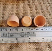 Pot de fleurs en terre cuite écologique, biodégradable, léger, durable, pour l'intérieur/l'extérieur, fait main, vintage, pour la maison et le jardin