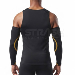 Manchons de compression respirants et légers en tissu athlétique extensible dans quatre directions, avec poignets lisses – Offre Spéciale Éco-responsable - Product Image 3